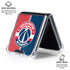 NBA Washington Wizards Canvas Split Galaxy Z Flip7 Clear Case