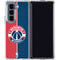 NBA Washington Wizards Canvas Split Galaxy Z Fold5 5G Clear Case