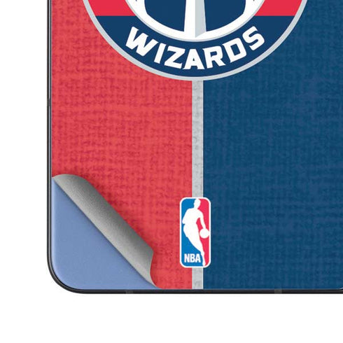 NBA Washington Wizards Canvas Split Galaxy Z Fold5 5G Skin