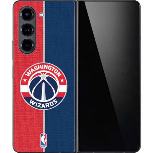 NBA Washington Wizards Canvas Split Galaxy Z Fold5 5G Skin