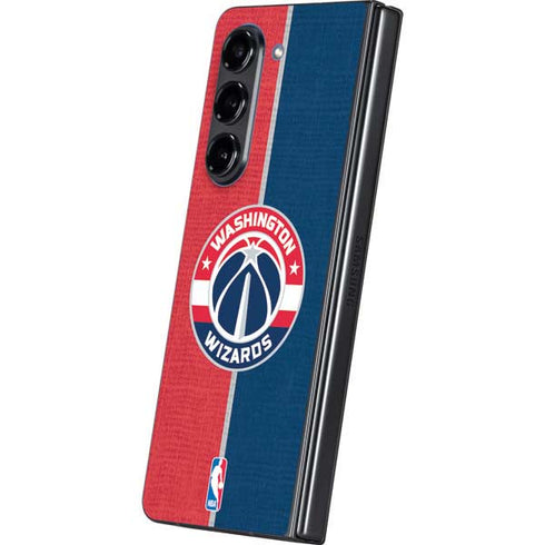 NBA Washington Wizards Canvas Split Galaxy Z Fold5 5G Skin