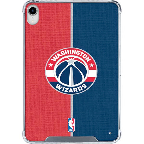 NBA Washington Wizards Canvas Split iPad 11th Gen (2025) Clear Case