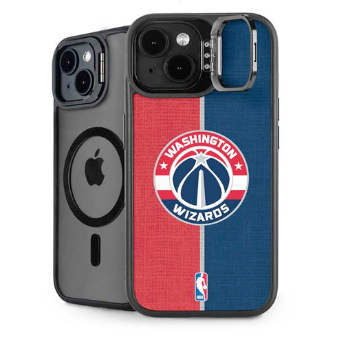 NBA Washington Wizards Canvas Split iPhone 14 Plus Kickstand Case