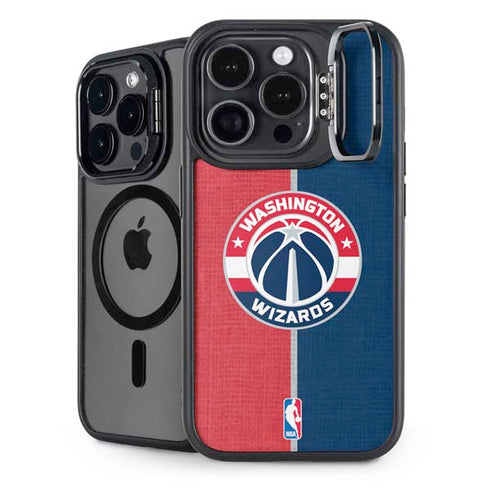 NBA Washington Wizards Canvas Split iPhone 14 Pro Kickstand Case