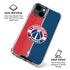 NBA Washington Wizards Canvas Split iPhone 15 Clear Case