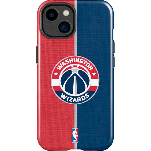 NBA Washington Wizards Canvas Split iPhone 15 Impact Case