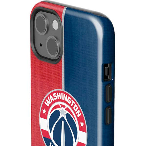 NBA Washington Wizards Canvas Split iPhone 15 Impact Case