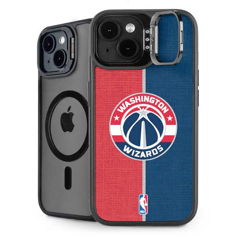 NBA Washington Wizards Canvas Split iPhone 15 Plus Kickstand Case