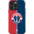 NBA Washington Wizards Canvas Split iPhone 15 Pro Impact Case
