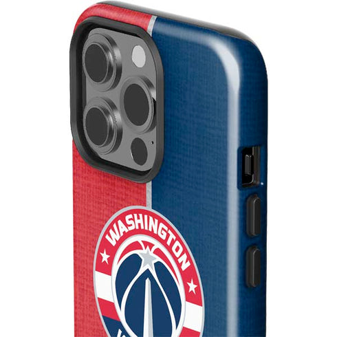 NBA Washington Wizards Canvas Split iPhone 15 Pro Impact Case