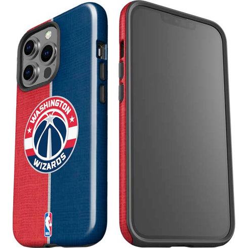 NBA Washington Wizards Canvas Split iPhone 15 Pro Impact Case