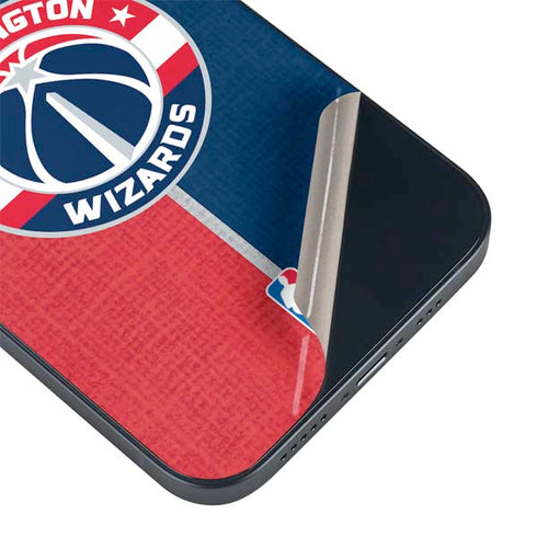 NBA Washington Wizards Canvas Split iPhone 15 Skin