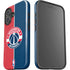 NBA Washington Wizards Canvas Split iPhone 16 Plus Impact Case