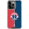 NBA Washington Wizards Canvas Split iPhone 16 Pro Clear Case