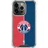 NBA Washington Wizards Canvas Split iPhone 16 Pro Clear Case