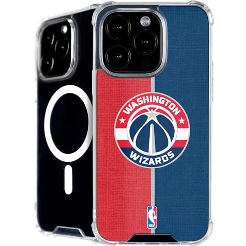 NBA Washington Wizards Canvas Split iPhone 16 Pro MagSafe Case
