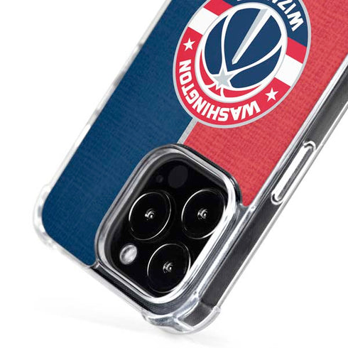 NBA Washington Wizards Canvas Split iPhone 16 Pro MagSafe Case