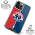 NBA Washington Wizards Canvas Split iPhone 16 Pro Max Clear Case