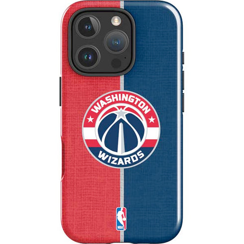 NBA Washington Wizards Canvas Split iPhone 16 Pro Max Impact Case