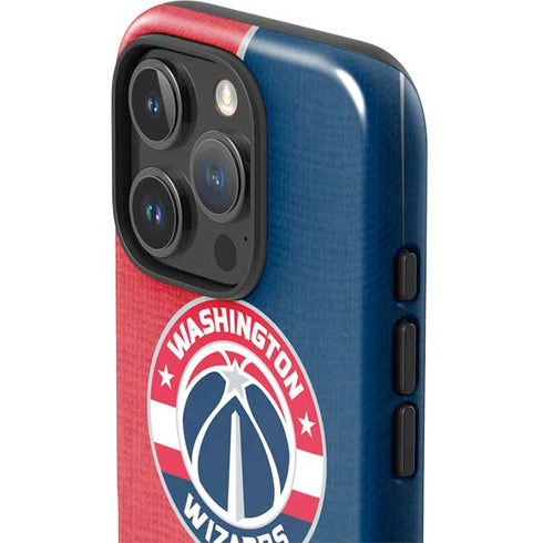 NBA Washington Wizards Canvas Split iPhone 16 Pro Max Impact Case