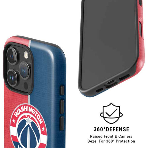 NBA Washington Wizards Canvas Split iPhone 16 Pro Max Magsafe Impact Case