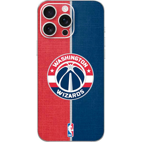 NBA Washington Wizards Canvas Split iPhone 16 Pro Max Skin