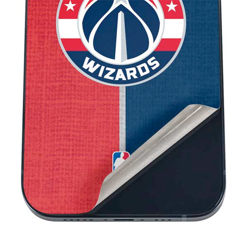 NBA Washington Wizards Canvas Split iPhone 16 Skin