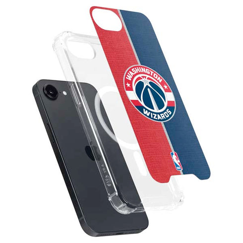 NBA Washington Wizards Canvas Split iPhone 16e MagSafe Case