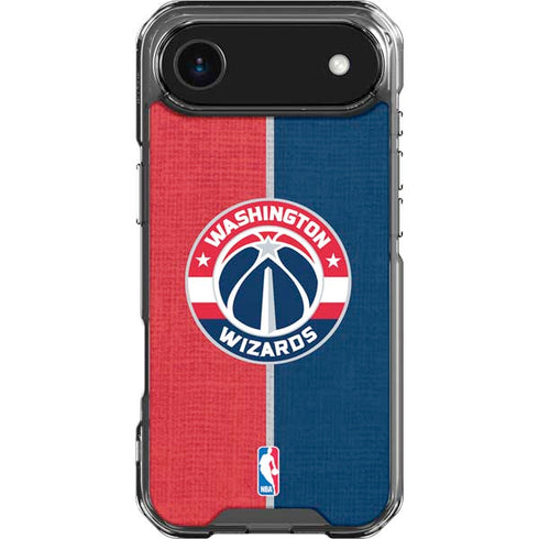 NBA Washington Wizards Canvas Split iPhone 17 Air Clear Case
