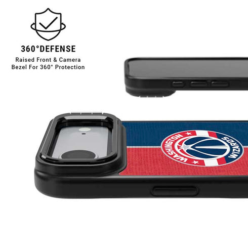 NBA Washington Wizards Canvas Split iPhone 17 Air Kickstand Case