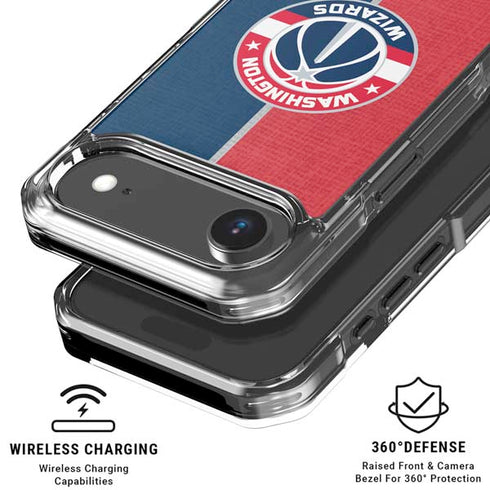 NBA Washington Wizards Canvas Split iPhone 17 Air MagSafe Case