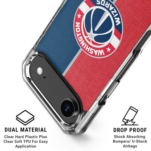 NBA Washington Wizards Canvas Split iPhone 17 Air MagSafe Case