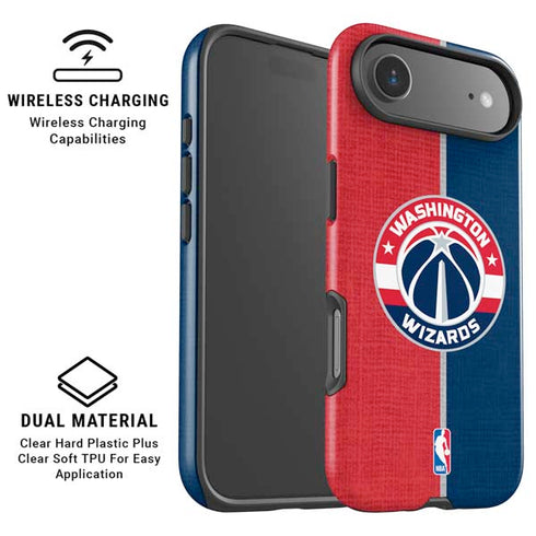 NBA Washington Wizards Canvas Split iPhone 17 Air Magsafe Impact Case