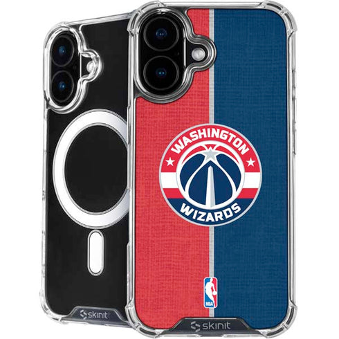 NBA Washington Wizards Canvas Split iPhone 17 MagSafe Case