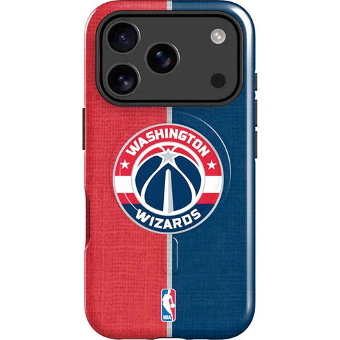 NBA Washington Wizards Canvas Split iPhone 17 Pro Magsafe Impact Case