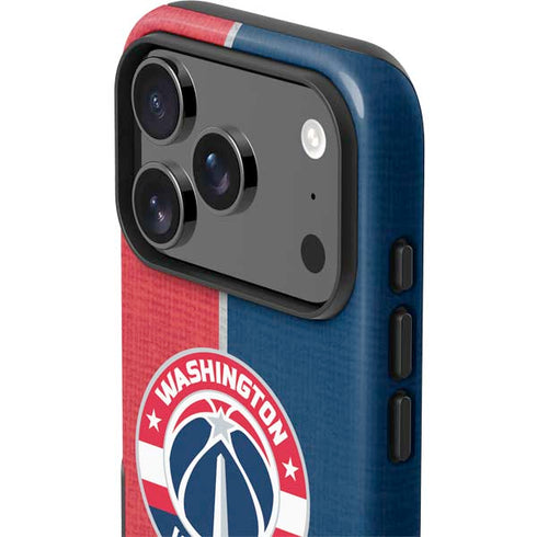 NBA Washington Wizards Canvas Split iPhone 17 Pro Max Impact Case