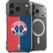 NBA Washington Wizards Canvas Split iPhone 18 Pro MagSafe Case