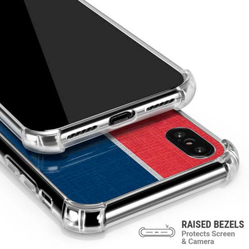NBA Washington Wizards Canvas Split iPhone X/XS Clear Case