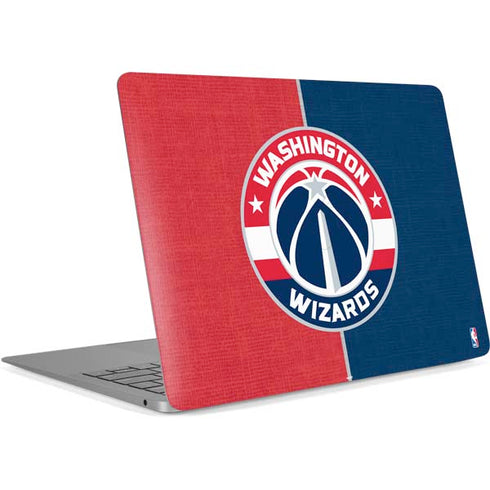 NBA Washington Wizards Canvas Split Apple MacBook Air Skin