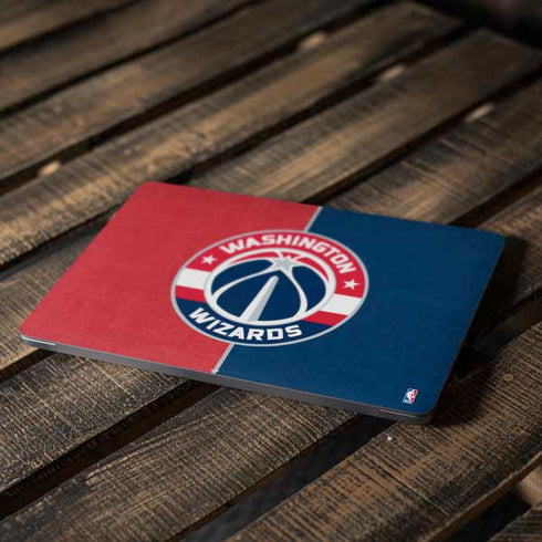 NBA Washington Wizards Canvas Split Apple MacBook Air Skin