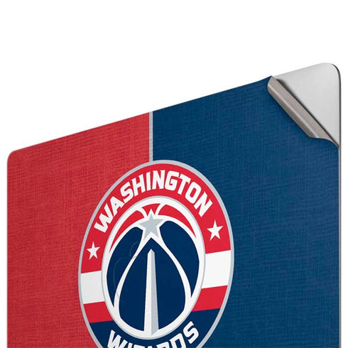 NBA Washington Wizards Canvas Split Apple MacBook Pro 16-inch Skin