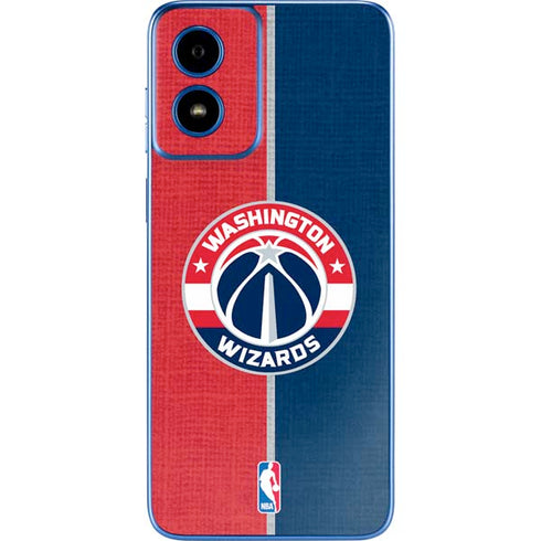 NBA Washington Wizards Canvas Split Moto G Play 4G (2024) Skin