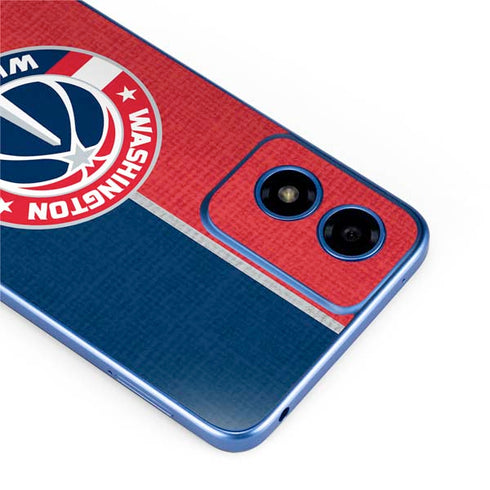 NBA Washington Wizards Canvas Split Moto G Play 4G (2024) Skin