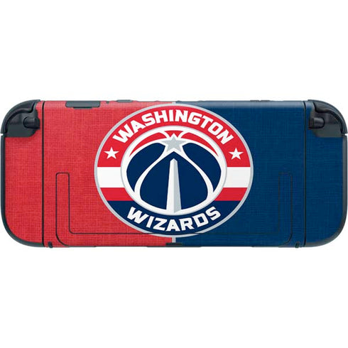 NBA Washington Wizards Canvas Split Nintendo Switch 2 (2025) with Joy-Con Skin