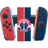 NBA Washington Wizards Canvas Split Nintendo Switch 2 (2025) Joy-Con Controller Skin