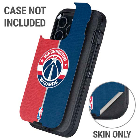 NBA Washington Wizards Canvas Split Otterbox Defender iPhone Skin