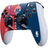 NBA Washington Wizards Canvas Split PS5 DualSense Edge Pro Controller Skin