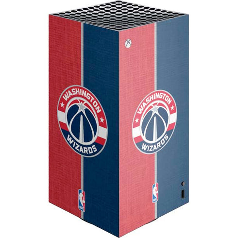 NBA Washington Wizards Canvas Split XBox Series X Digital Edition Console Skin