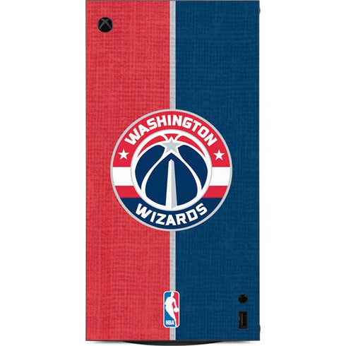 NBA Washington Wizards Canvas Split XBox Series X Digital Edition Console Skin