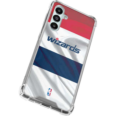 NBA Washington Wizards Home Jersey Galaxy A16 5G Clear Case